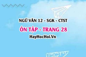 Ôn tập trang 28 Ngữ văn 12 Chân trời sáng tạo